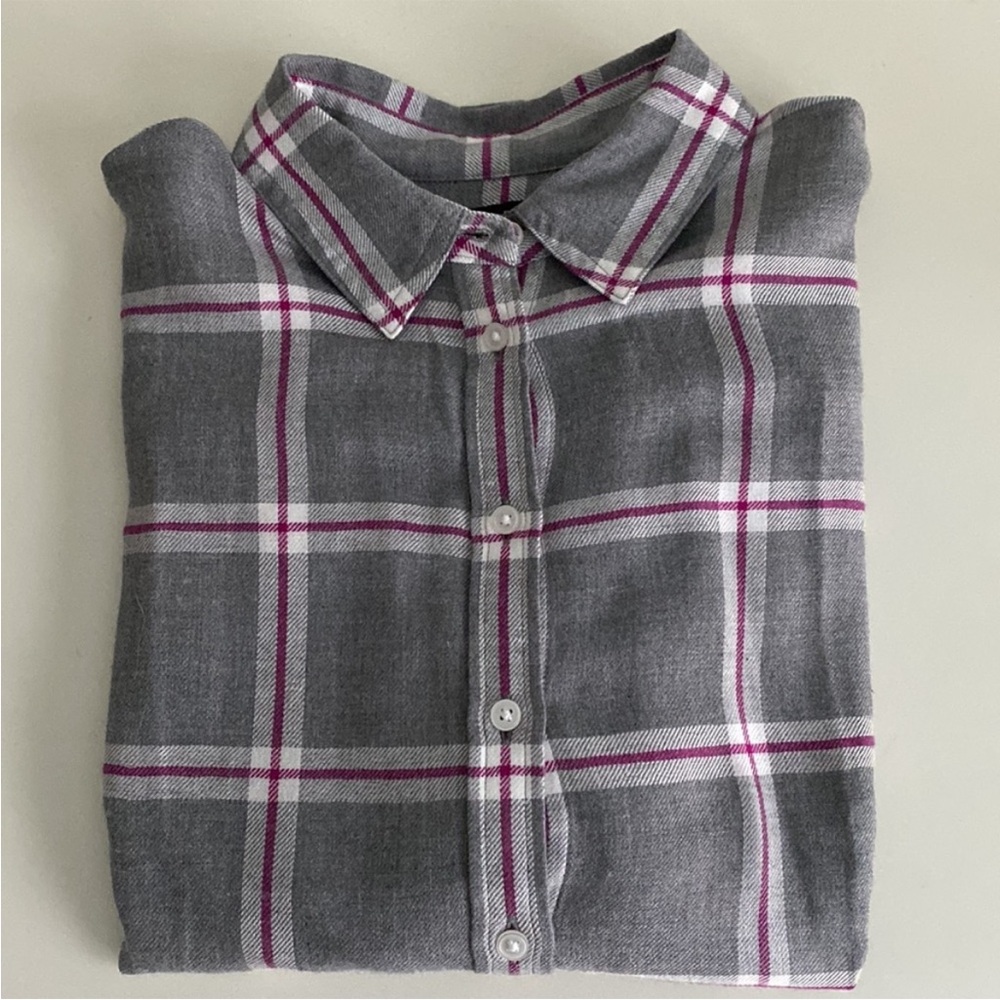 NWOT Banana Republic Dillion Classic Fit Flannel Shirt XS - Picture 4 of 11